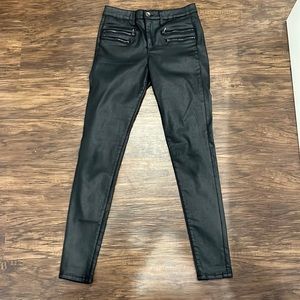 Tractor blu leather pants size 25
